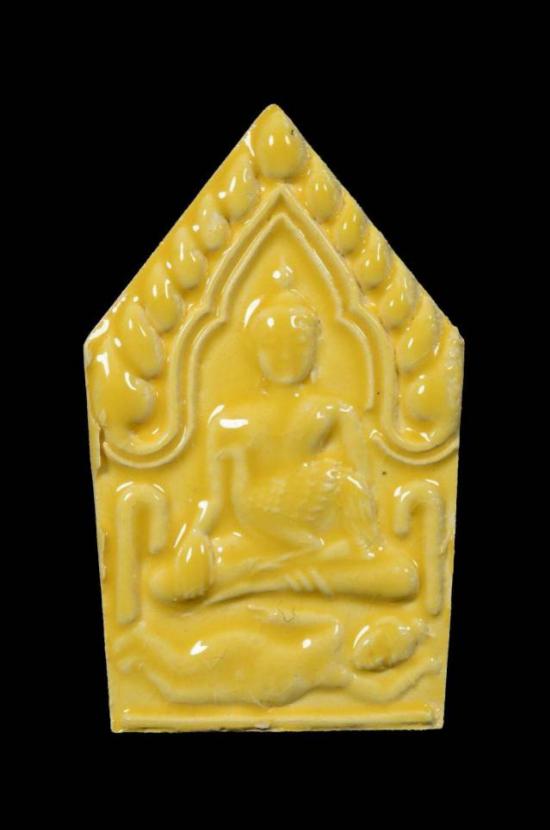 พระขุนแผนอุ้มไก่เนื้อผงอาถรรพ์ หลวงปู่ข้าวแห้ง รุ่นบูชาครูเศรษฐีรับทรัพย์ 
